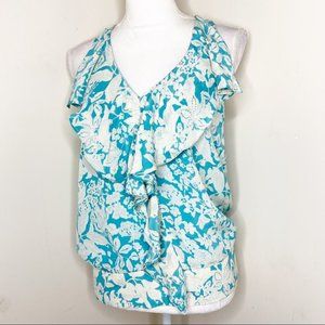 Leifsdottir Anthropologie Silk Sleeveless Blouse Size 6